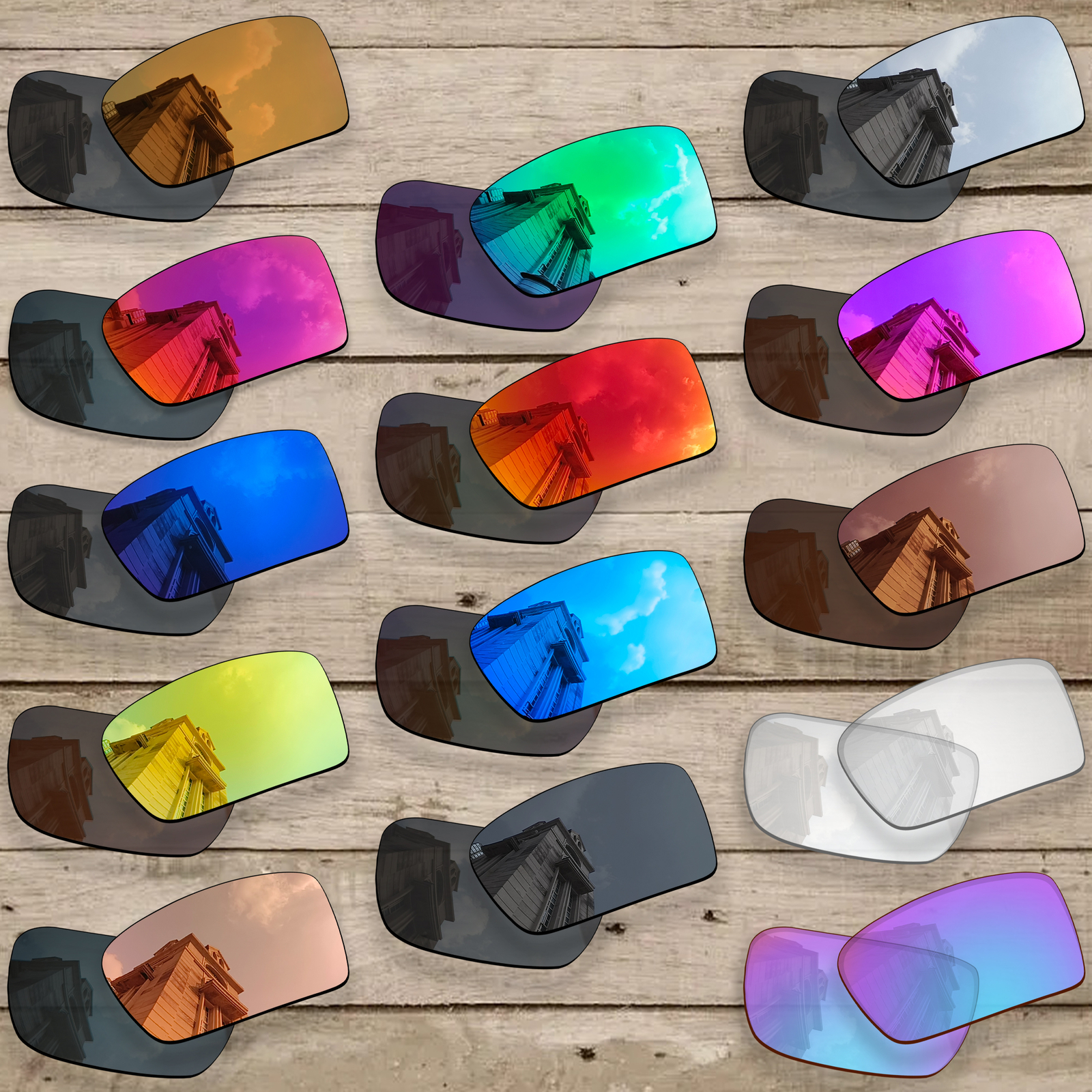 hdhut Anti-Scratch Replacement Lenses for- Oakley Gibston OO9449 Sunglasses OPT