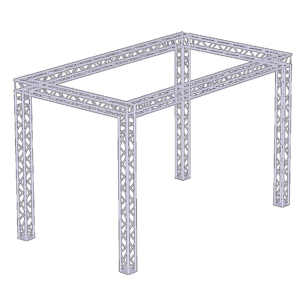 10x8x16 Exhibition Module Tradeshow Square Booth Truss Display System Package