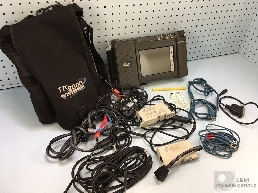 ACTERNA TTC 2000 TESTPAD WITH 2207 T1 WIRELESS MODULE, POWER, CABLES, STYLUS