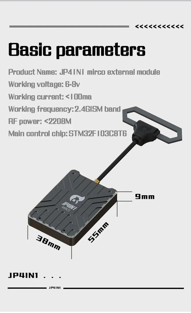 Jumper JP4IN1 Micro JR 4-in-1 Multi-Protocol External Transmitter TX Module
