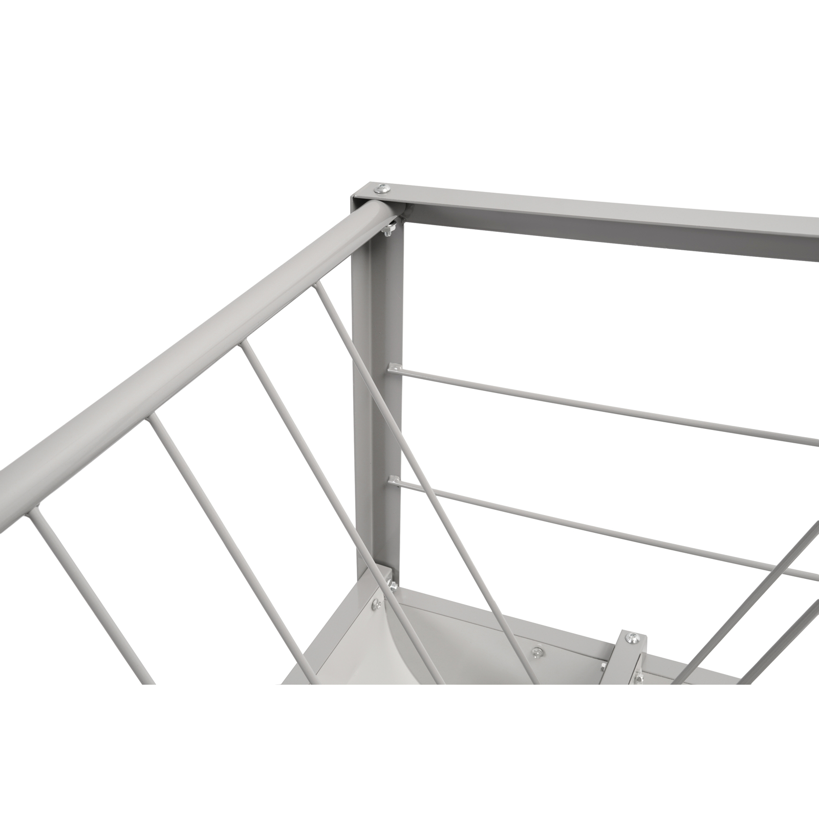 77 Gallon Pasture Hay Grain Feeder For Goats Outdoor Livestock Feeder 2 IN 1