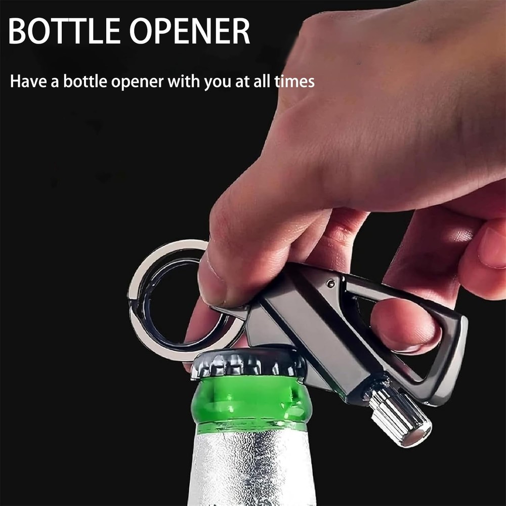 Permanent Match Infinity Lighter, Keychain Lighter with One Size, Black*2