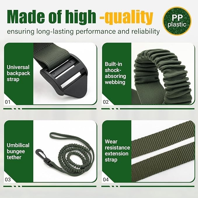 Shoulder & Tether Straps for Summit Treestands Climbing Stands Backpack Straps