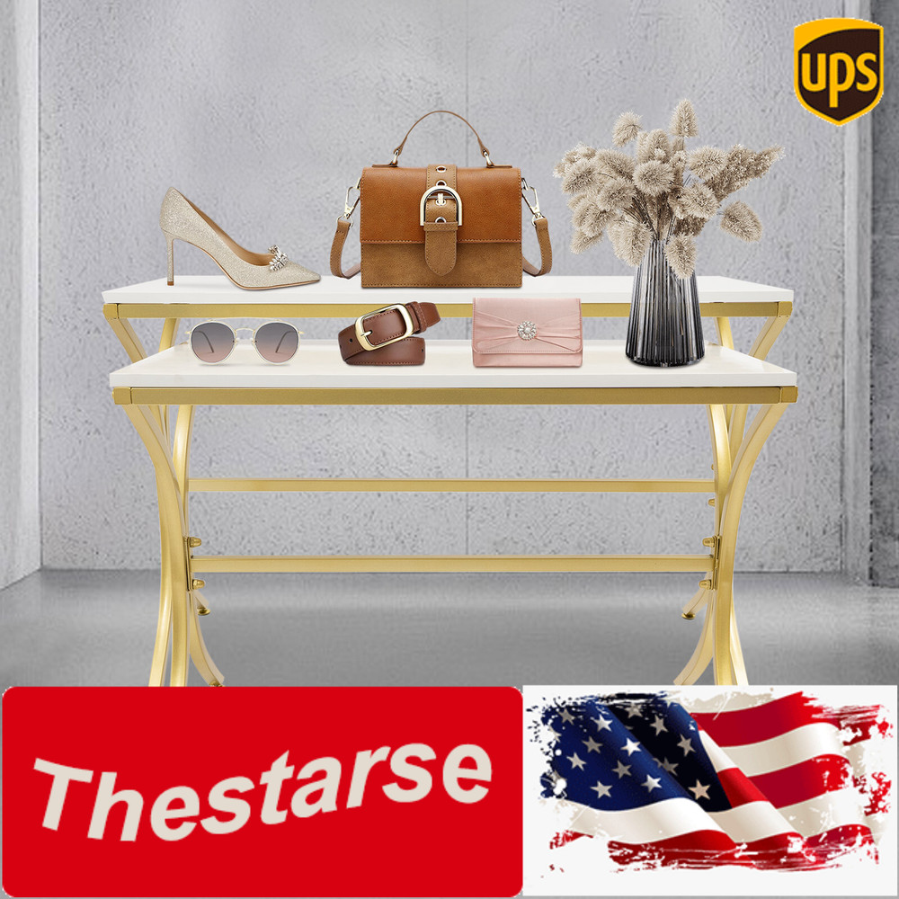 2pcs Handbag Display Stands, Display Riser Shelves, Modern Nesting Tables