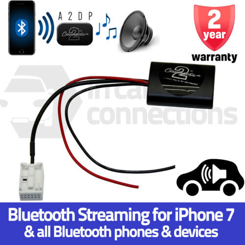 CTACT1A2DP Citroen C2 C3 C4 A2DP Bluetooth Streaming Interface Adapter iPhone 7