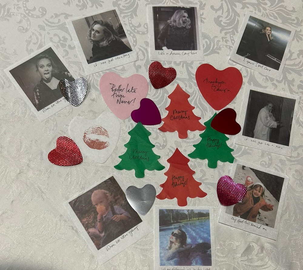 Adele Confetti from 12-23 Xmas Show LV Residency Genuine Weekends ALL READ!!