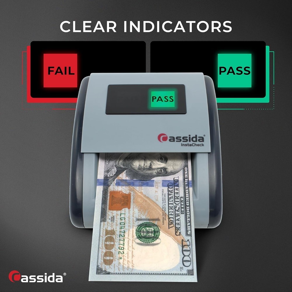 InstaCheck Automatic Counterfeit Detector - Gray