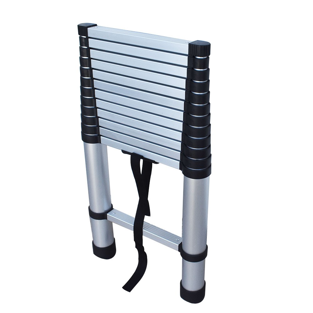 14.5FT Aluminum Extension Telescoping Heavy Duty Lightweight Step Ladder 330lbs