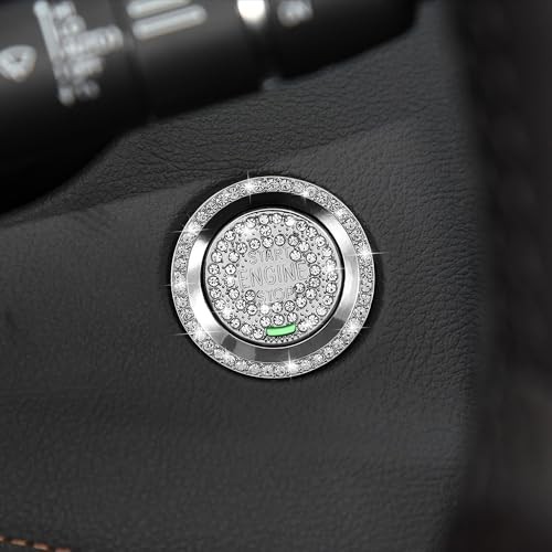 Bling Car Engine Start Button Cover Compatible with Cadillac XT6 CT5 XT4