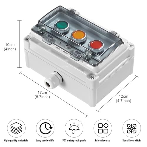 Push Button Switch IP67 Outdoor Waterproof Button Green,yellow,red button