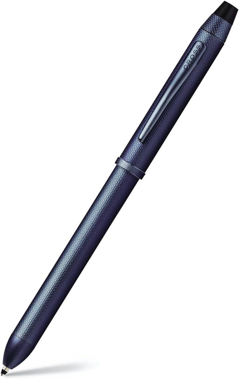 Cross Tech3+Multi-Function Ballpoint Pen with Stylus, Dark Blue (AT0090-25)