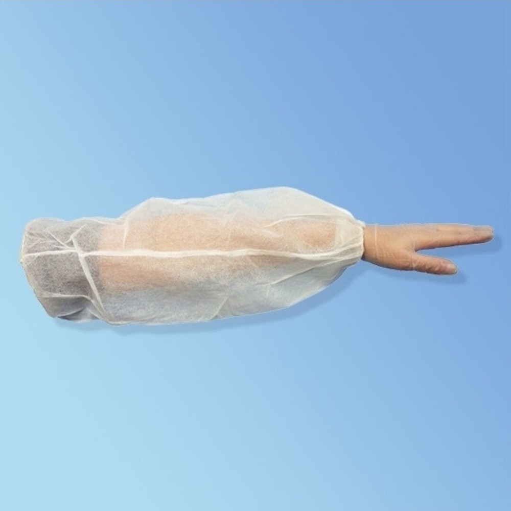 18 in. Polypropylene Sleeve, White, 100 Pieces.