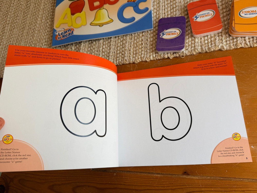 Hooked On Phonics Pre-K Edition Learn to Read Program 3-4 Years