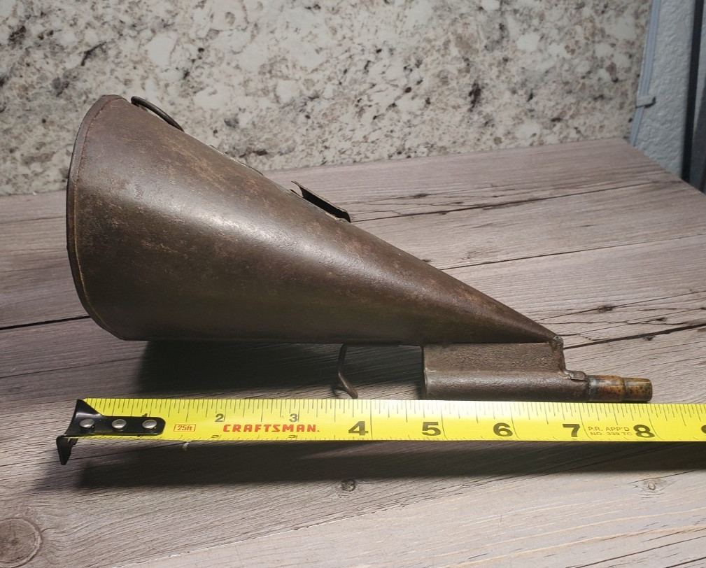 WWI British Trench Lantern Fueling Funnel Handy Funnel Aldershot England