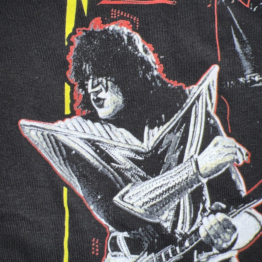 KISS’s Paul Stanley Gene Simmons 40 Years World Tour’ Shirt Adult XL Black New