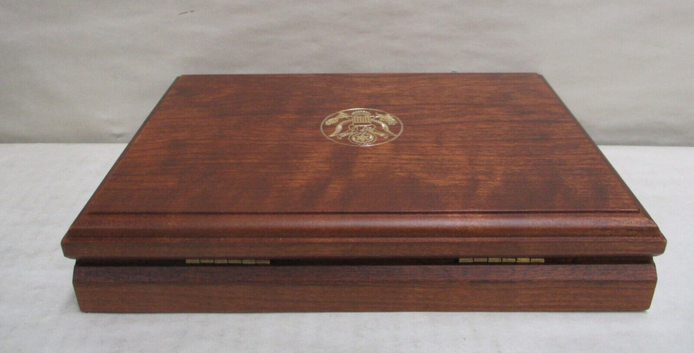EMPTY BOX & COA for 1991 Mount Rushmore US Mint 6-Coin Proof & Uncirculated Set
