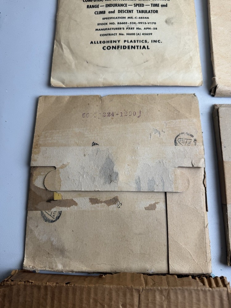 5 US Army Air Forces Flight Time Distance Computer Altitude Correction Air