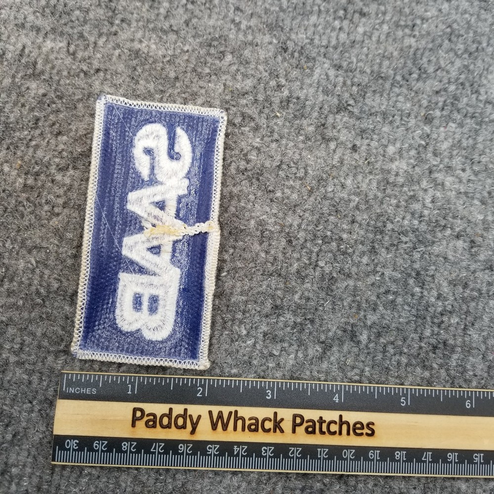 Vintage SAAB Patch Car Auto 80s J1