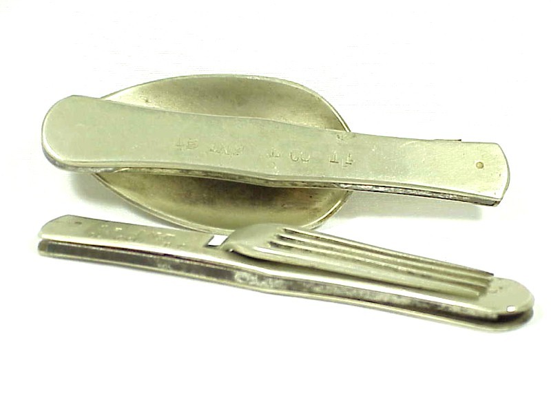 W.W. 1 Folding FORK & SPOON