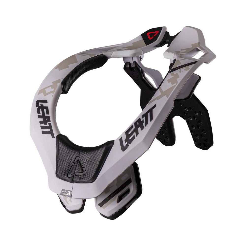 LEATT 4.5 Motorcycle Neck Protector White Black CE Certified