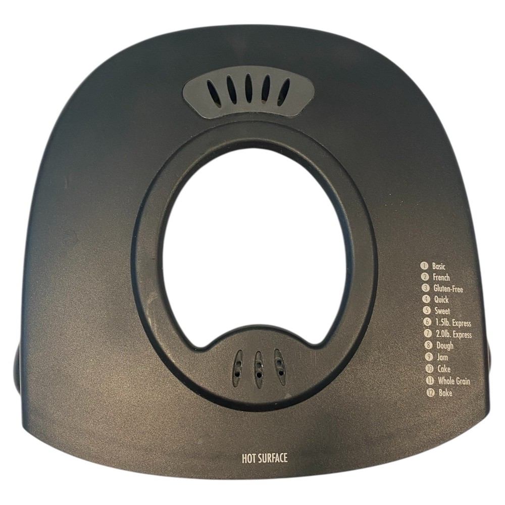 Hamilton Beach Bread Maker Lid Cover Replacement Model 29882