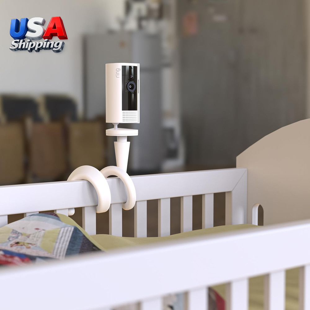 1/4 Inch-20 Threaded Camera Mount Adapter Compatible with Ring Indoor Cam Plus