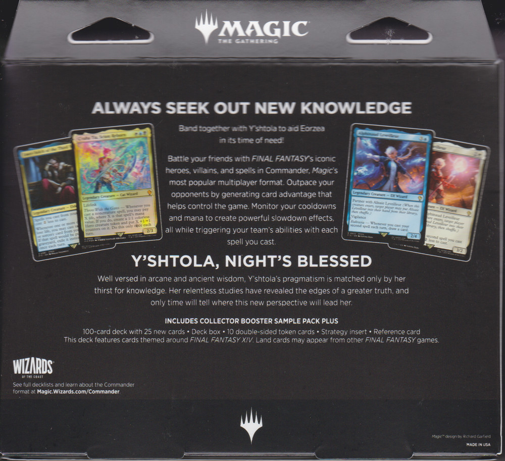 FINAL FANTASY Scions & Spellcraft Commander Deck