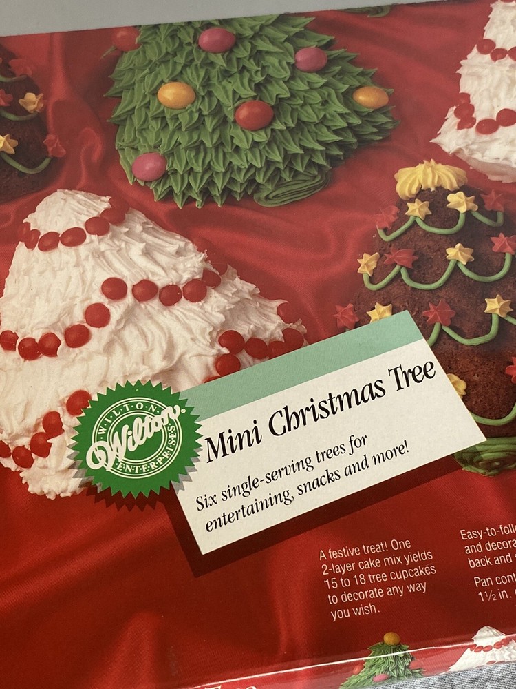Wilton Mini Christmas Tree Cake Pan Unopened
