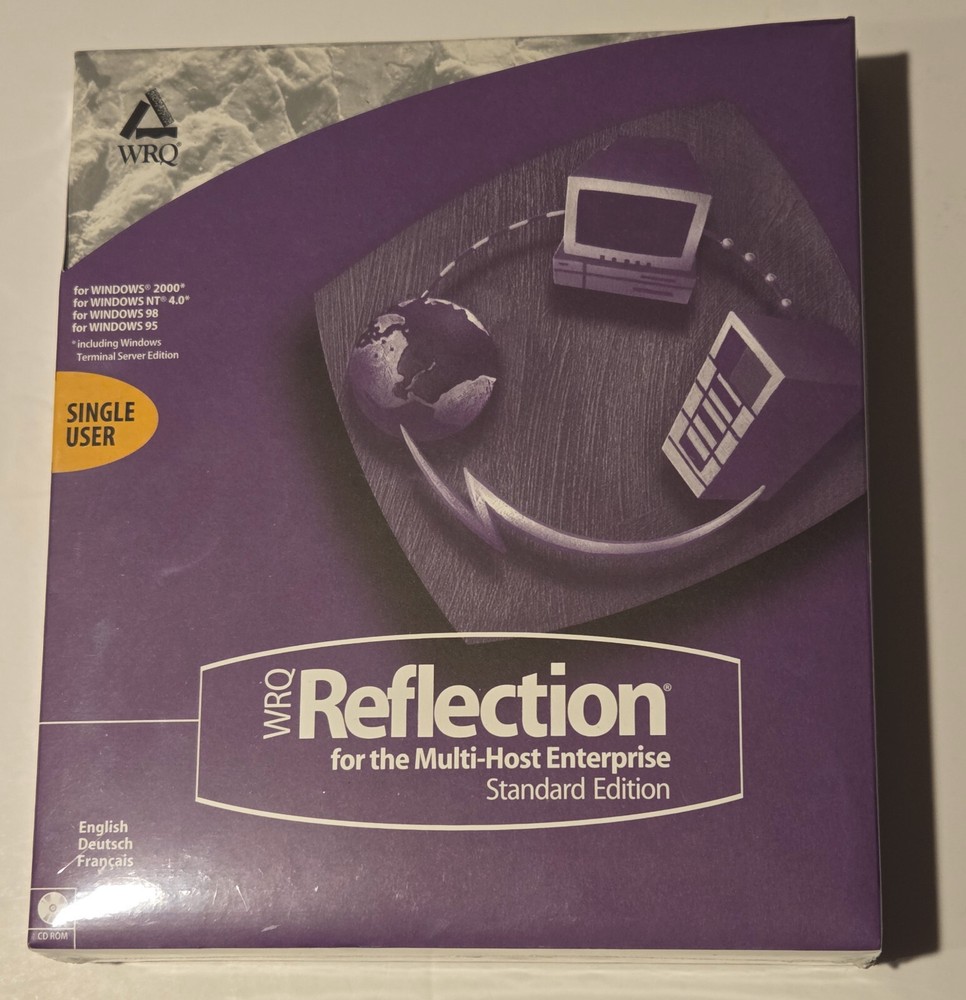 Sealed WRQ Reflection Standard for Windows NT 4.0 95 98 Single User Software Set