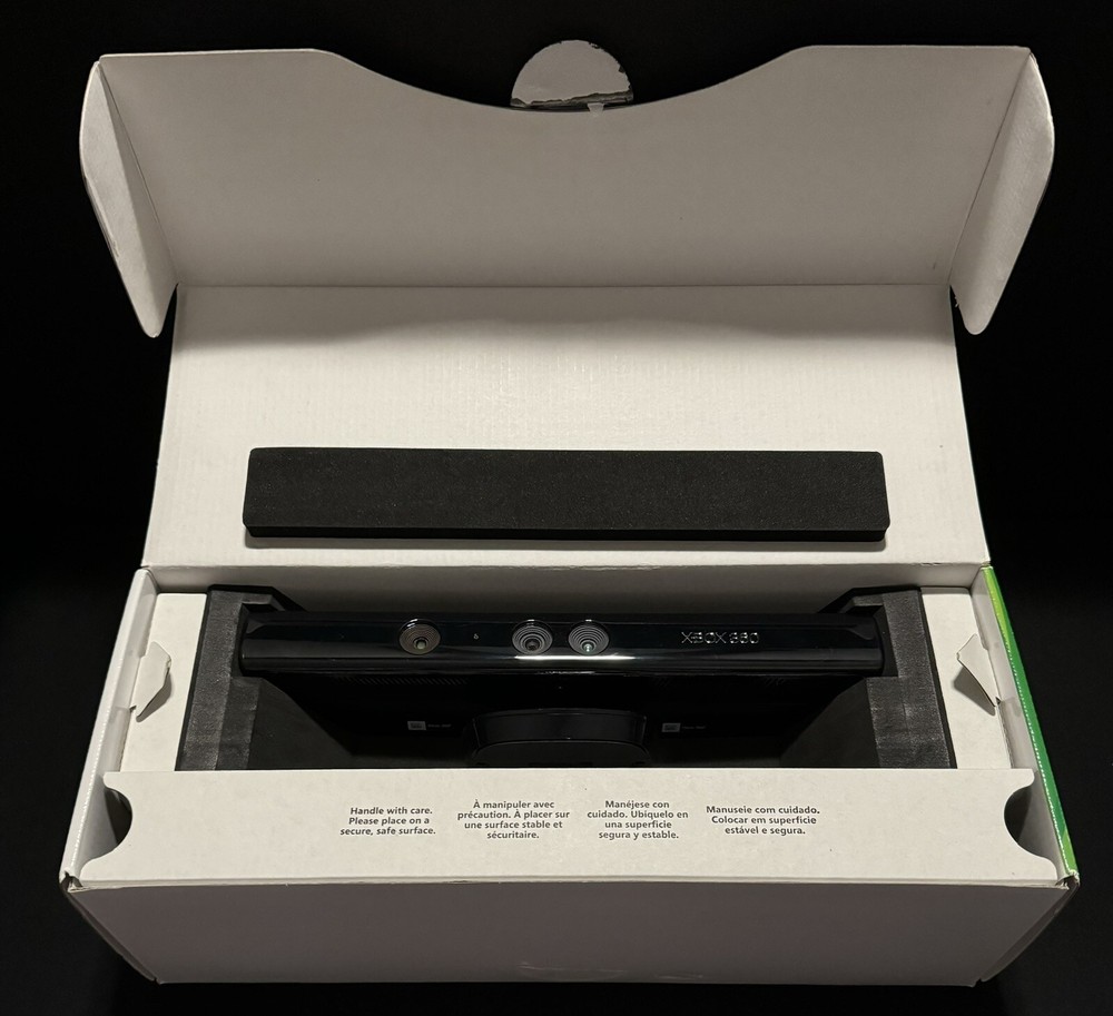 Microsoft Xbox 360 Kinect Sensor CIB Complete. Sealed Game. Authentic & Tested