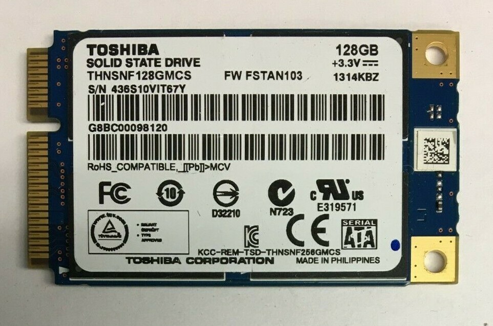 32GB mSATA SSD mixed brands