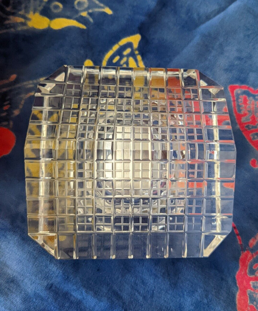 Mikasa Hoya Crystal Quartz Digital Clock in box