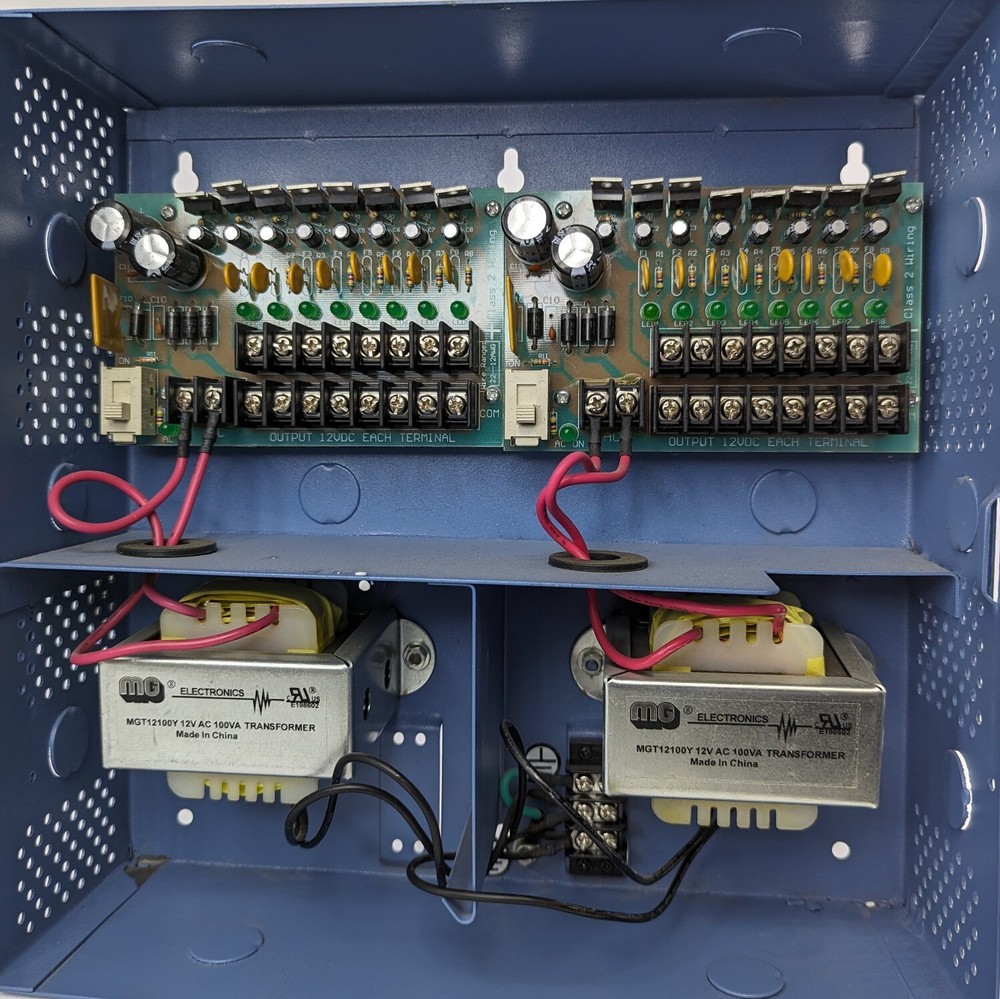 MG Electronics cctv camera & accessory power supply Model #DPS-12DC-16