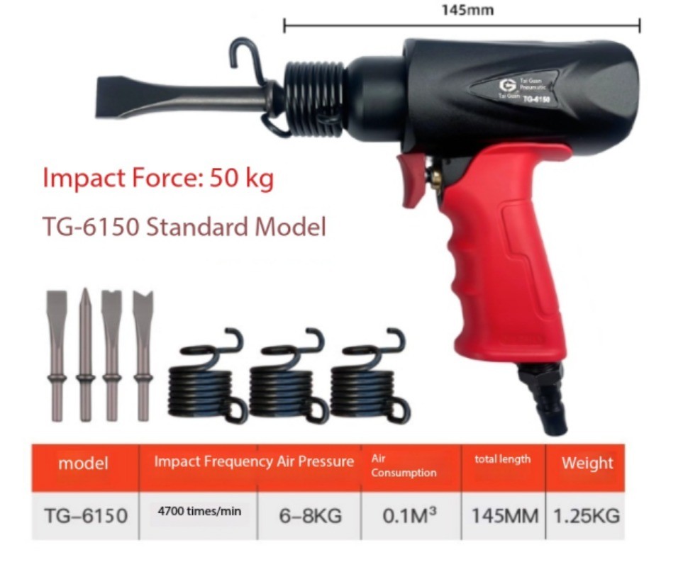 Multi-Function Impact Pneumatic Pickaxe Air Chisel, Air Chisel Pneumatic Chisel