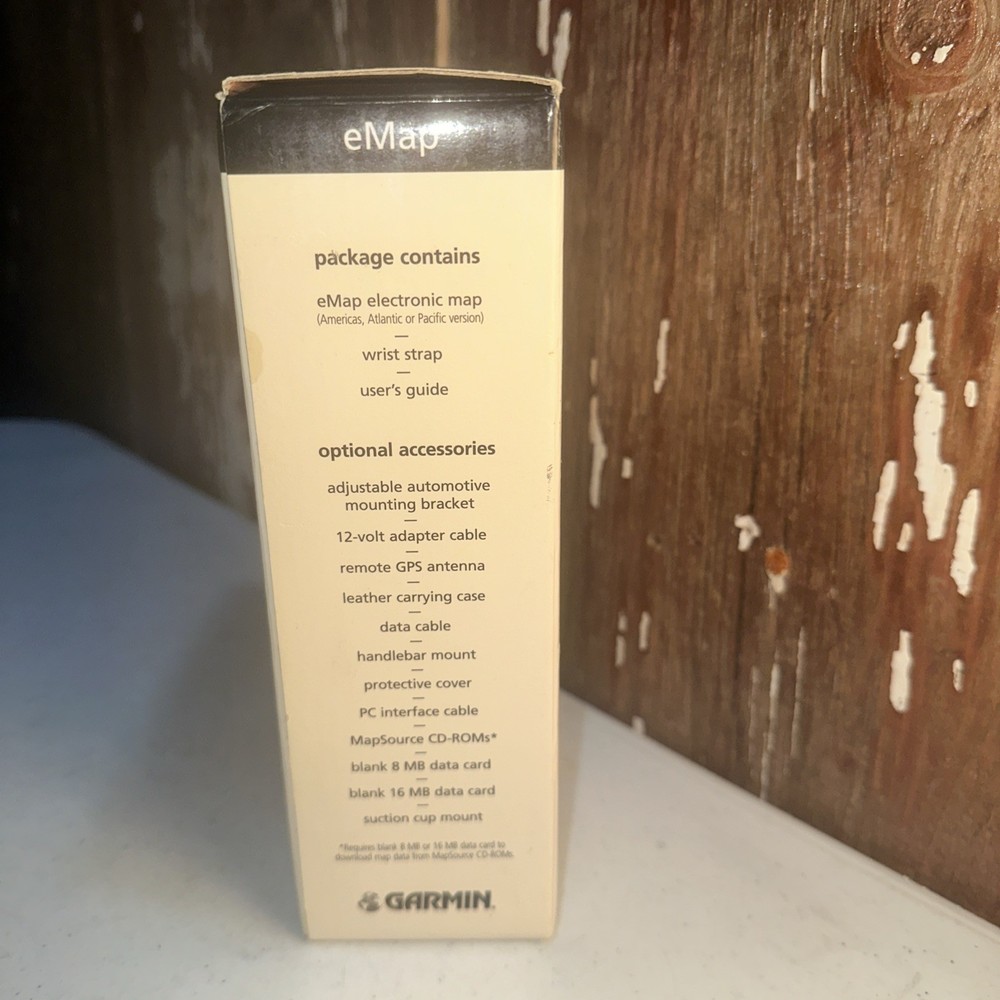 Garmin eMap Electronic Map Portable UnitGPS Navigation Unit Tested Powers On