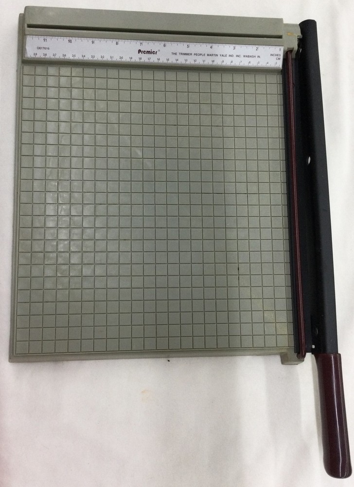 Premier  13” Heavy-Duty Paper Trimmer With Lockable Handle, Preowned Condition