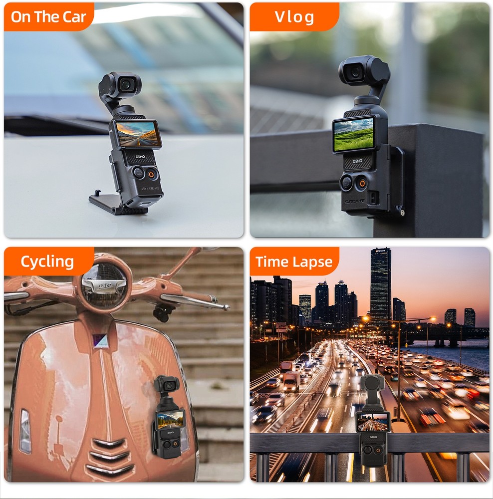 For DJI OSMO Pocket 3 Camera Magnetic Mount Base Multifunctional Desktop Bracket