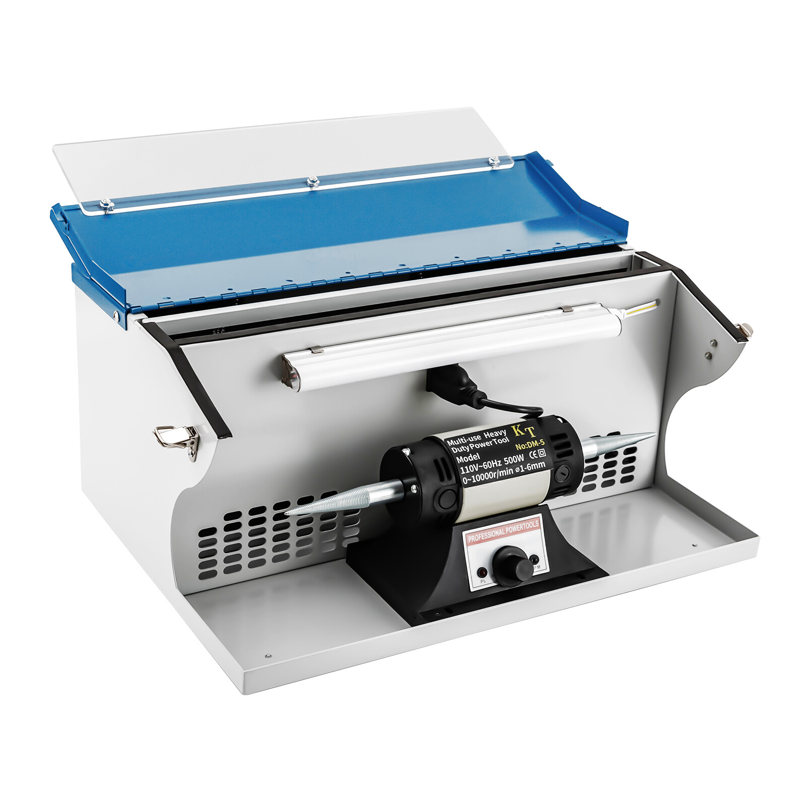 Dust Collector Bench Top Polisher Polishing Buffing Machine Jewelry Making 500W