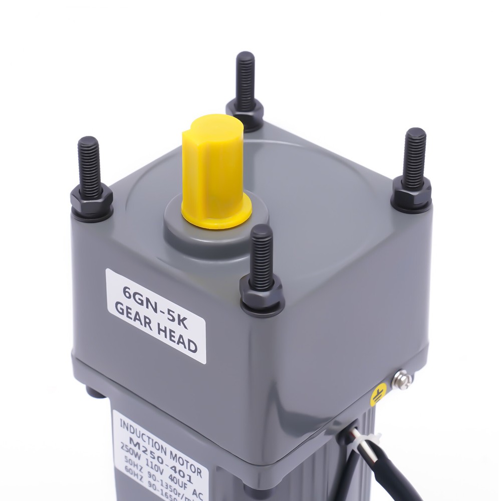 250W 110V AC Gear Motor with Variable Speed Controller and Bracket Single Phase