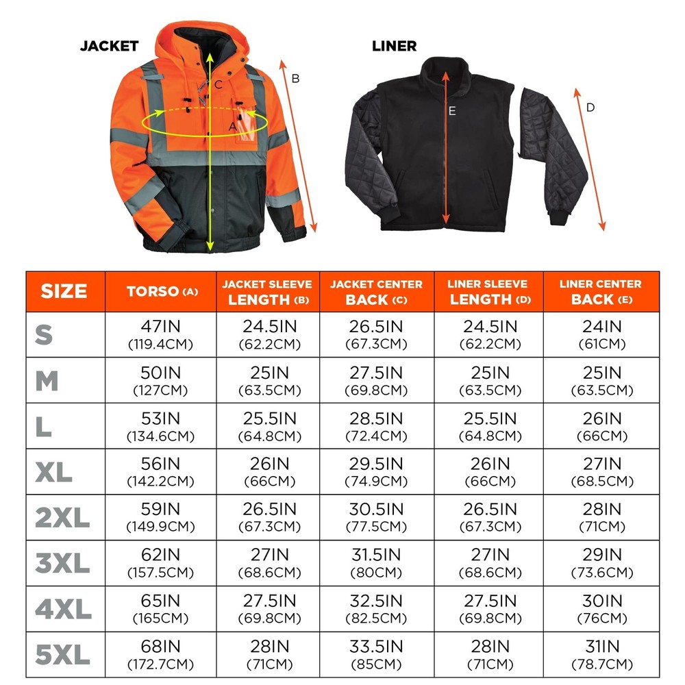 Ergodyne Standard Jacket Lime XX-Large