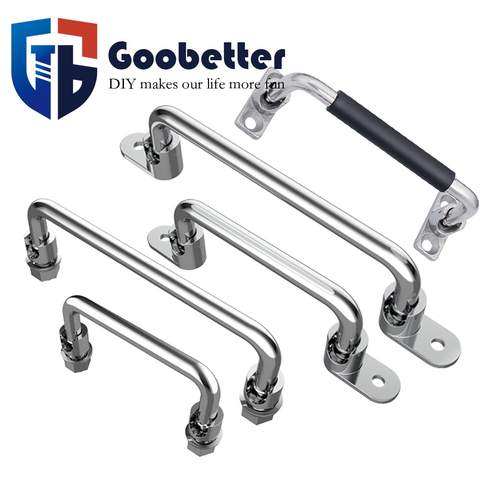 FOLDING HANDLE A2 STAINLESS STEEL 90° FOLDING PULL HANDLE CABINET/TOOLBOX HANDLE
