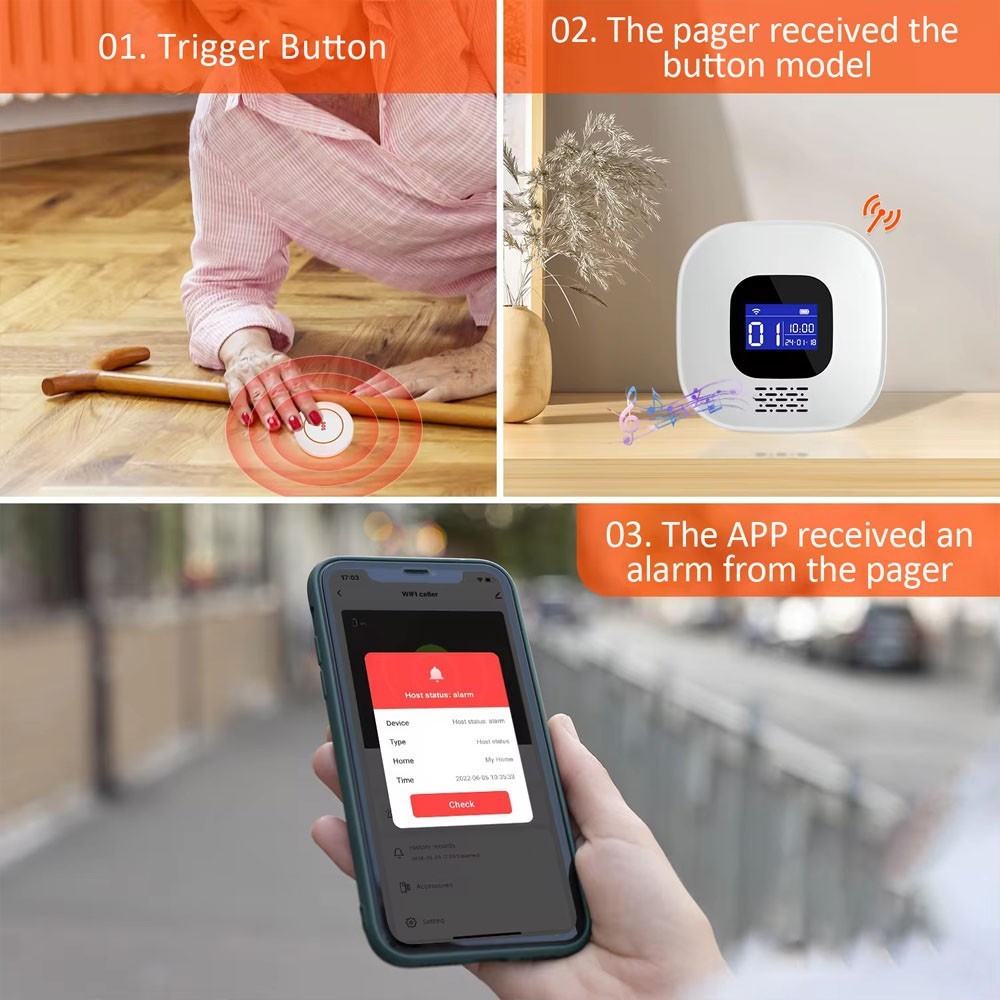 VOCA SP106 Smart WiFi Wireless Emergency Pager