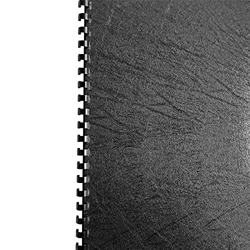 19 Ring Plastic Binding Comb5/8 Inch Diameter125 Sheet CapacityLetter Size Bl...