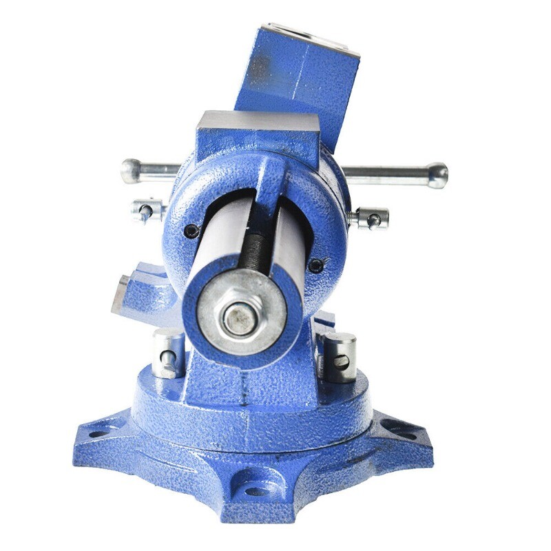Multi-purpose Rotating Heavy Duty Bench Vise Flat-bladed Small Table Vise