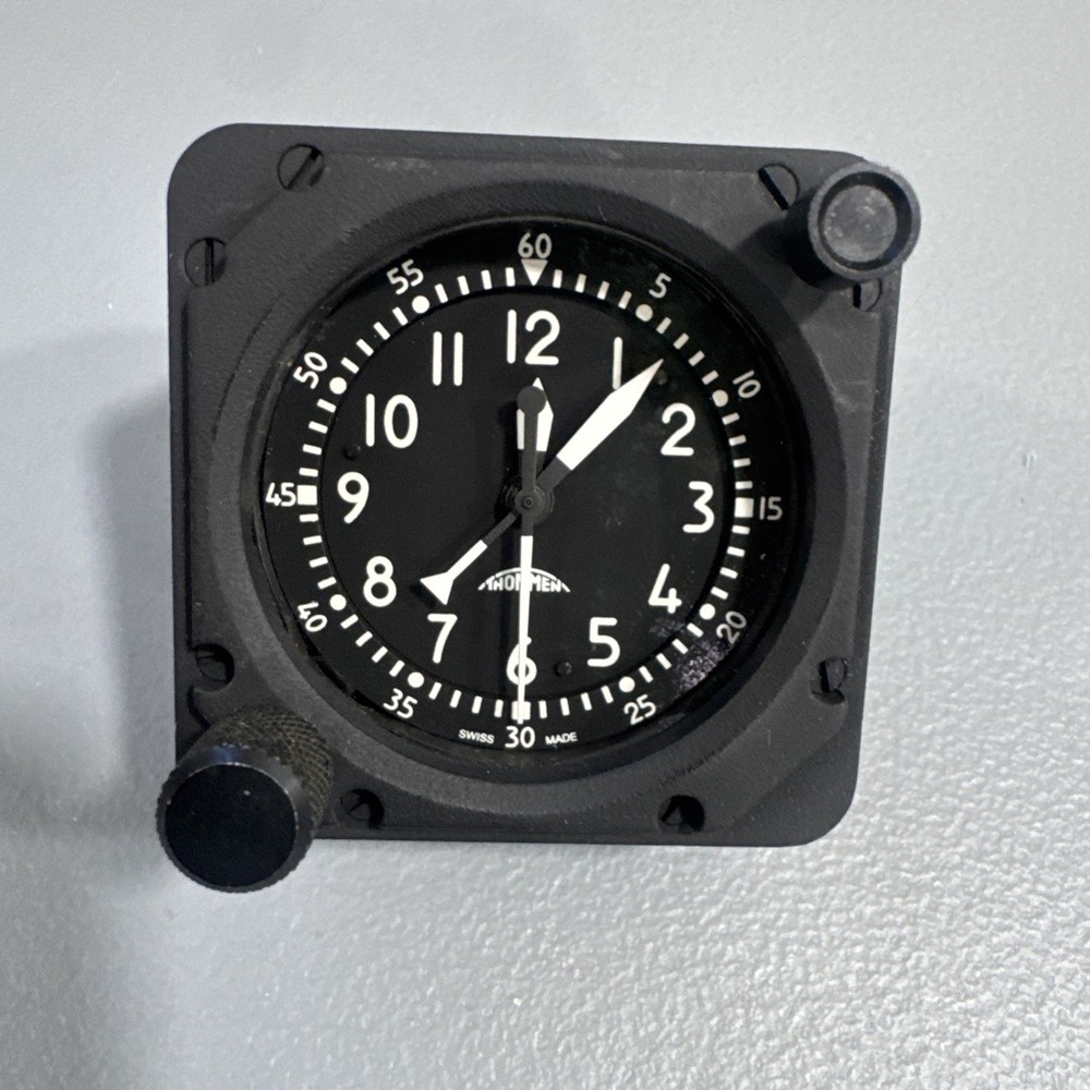 Thommen Aircraft Chronograph 8 Day Clock Mechanical Clock