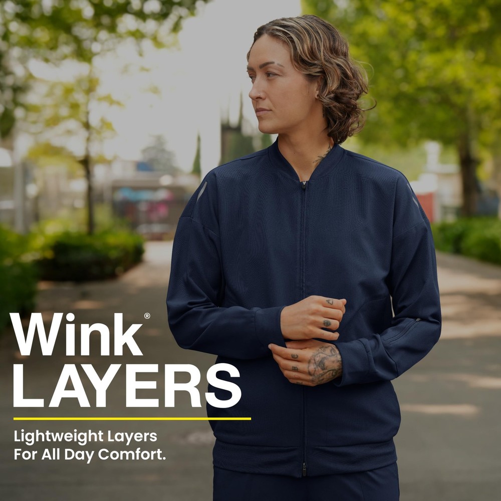 Wink Women's Jacket Small Navy
