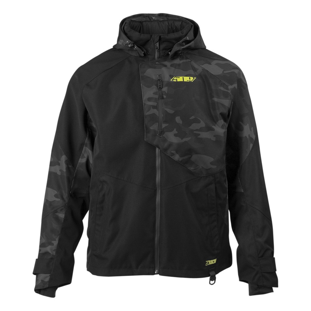 509 Evolve Snowmobile Jacket Shell Durable Breathable Liner Black Camo