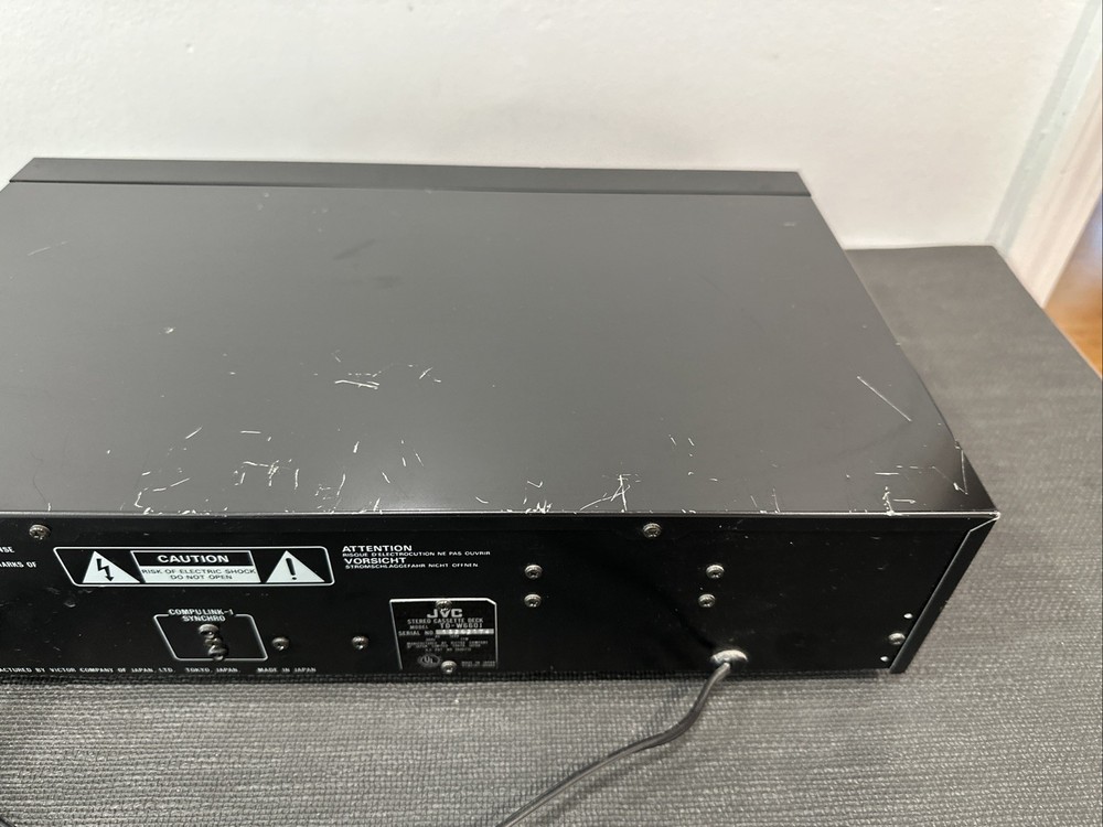 JVC TD-W660 Double Cassette Deck Quick Reverse Japan Made