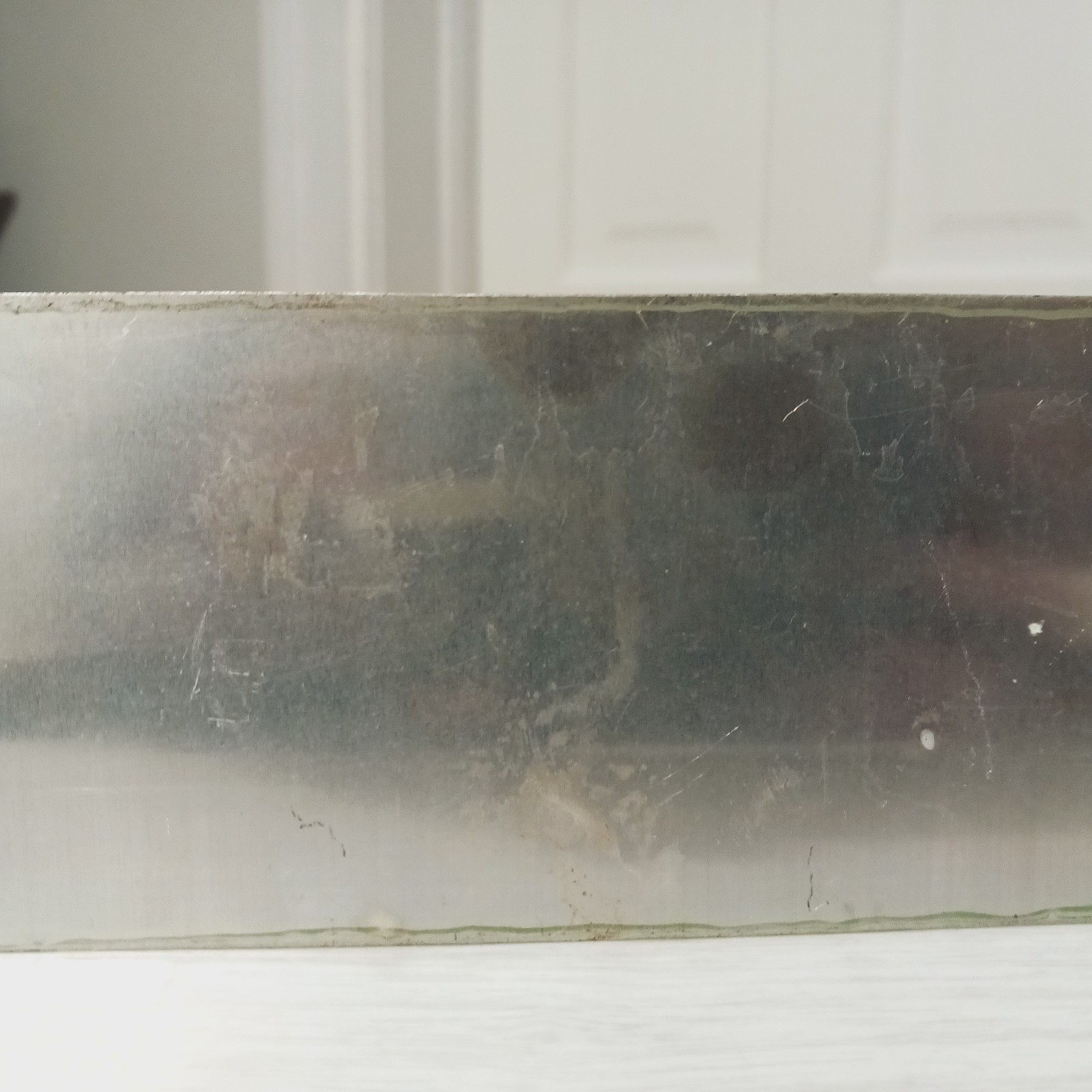 Vintage Ladies Room Sign Green Gold Sterilized Towels American Linen Supply Co.