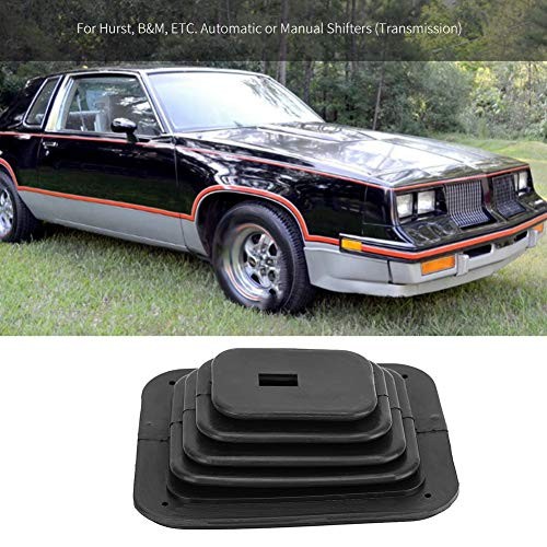 Shift Lever Rubber Shift Boot Gear Shift Cover Car Shifter Boot Black